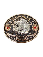 Mexico Eagle Western Style Buckle Hebilla Vaquero Aguila Escudo Mexico