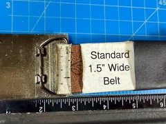 Block Brick Wall Pattern, Clear Rhinestone Accented Bling Jeweled Belt Buckle