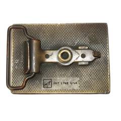 ELK WELL SERVICE INC. Hit Line USA Vintage Belt Buckle