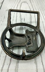 Liberty Bell Pass Stow Symbol of American independence Vintage Belt Buckle