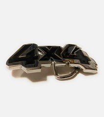 4X4 Classic Chrome color Belt Buckle four wheel off road USA