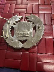Cadillac Logo Belt Buckle Famous Stars and Straps Chrome Excellent Condition