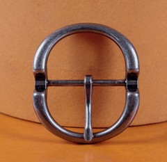 Heavy Duty Silver Round Center Bar Replacement Men&rsquo;s Belt Buckle Fits 40mm Belts