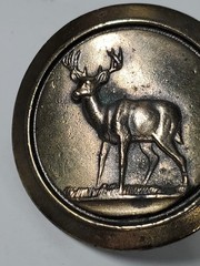 Great American Belt Buckle Deer 2.5in Limited Edition c1977 Serial Number 519