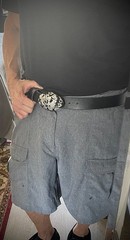 Pumice Stone Belt Buckle Archive Mixed Media Industrial Art OOAK Darren McNeese