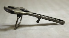VTG 1979 Bergamot Brass Works Metal Belt Buckle Crescent Wrench Made USA D 12