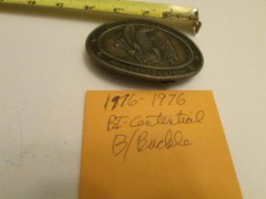 1776 – 1996 Bi-Centennial Eagle Clutching Arrows Belt Buckle BX-BB1