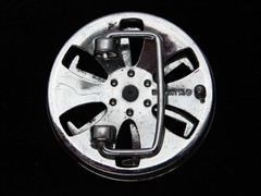 RB01101 REALLY COOL **SPINNING RIM** CAR & AUTO BELT BUCKLE