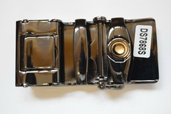 Men&rsquo;s Belt Buckle Auto sliding Self locking ratcheting track line buckle #68S