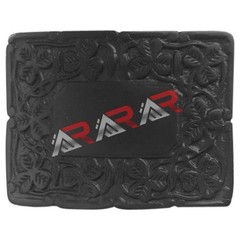 Scottish Buckle Kilt Belt Deluxe Thistle Irish Shamrock Buckle Jet Black Nea AAR