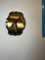 Gold Tone Western Pheasant Bird Belt Buckle Metal Antique Finish 1.75in Fit