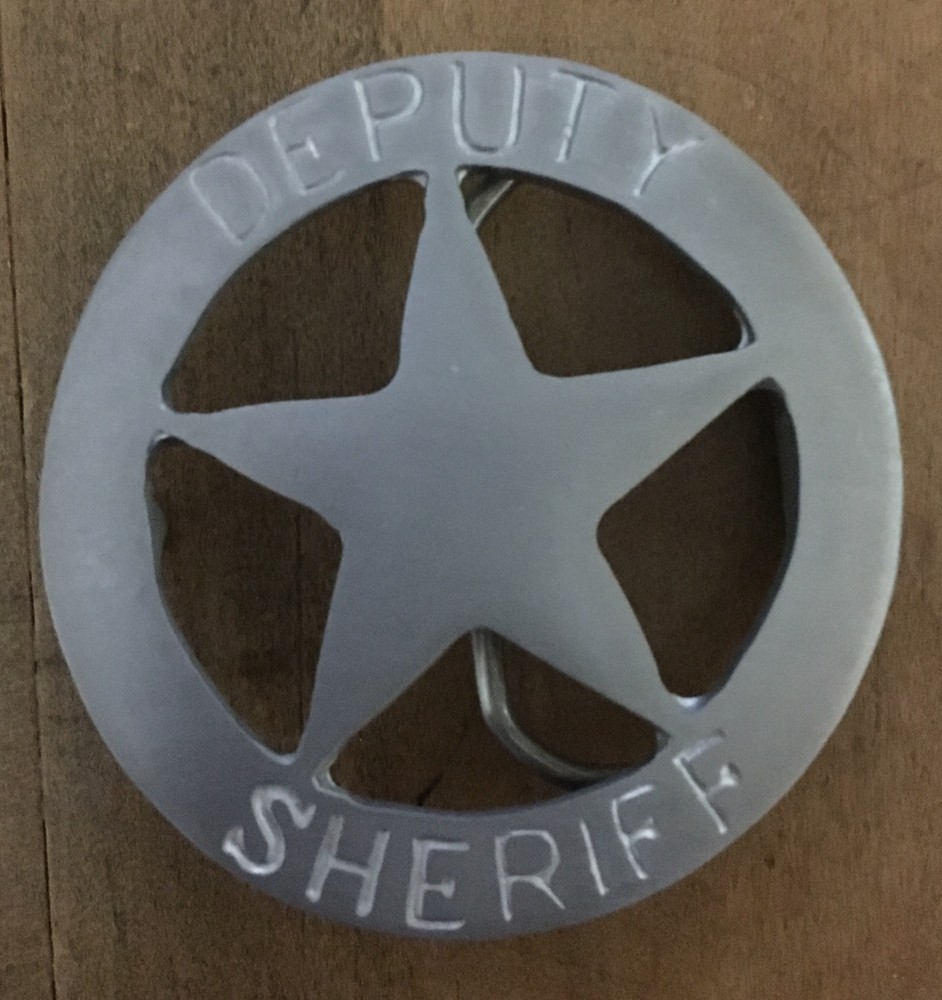LAWMAN STAR SHERIFF BADGE BELT BUCKLE NEW