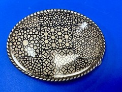 Trippy Multi Pattern Design What I Call Retro Wallpaper Belt Buckle By Ivan