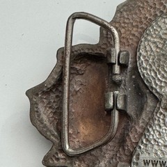 Heavy Metal Buckles Spider Keyhole Rose Belt Buckle