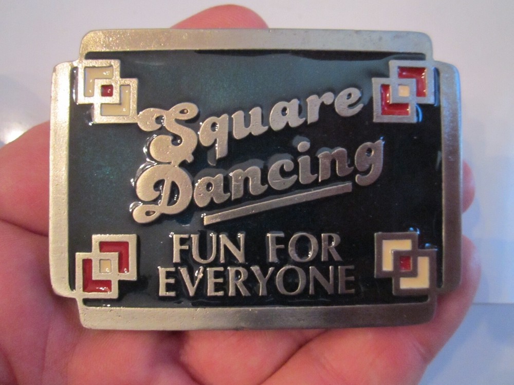 &lsquo;SQUARE DANCING FUN FOR EVERYONE » DESIGN – HEAVY – BELT BUCKLE – TUB CR