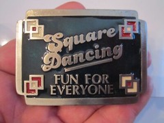&lsquo;SQUARE DANCING FUN FOR EVERYONE » DESIGN – HEAVY – BELT BUCKLE – TUB CR