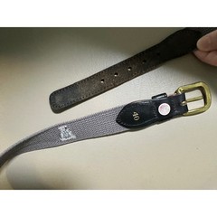 Eagle Belts Canvas Belt Embroidered Univ of Alabama Logo and Brass Buckle 40
