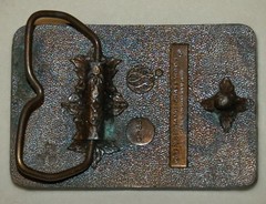 VINTAGE Belt Buckle Dirt Bikin&rsquo; Bergamot Brass 1976 Made in USA