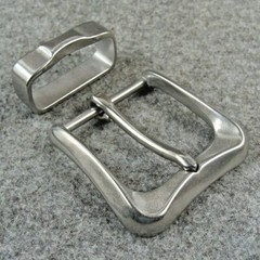 Heavy Duty Stainless Steel Pin Belt Buckle Buckles for 1.5&Prime; Belt with Belt Loop