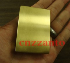 Solid Brass Belt Buckles rectangle plain Plate Classical for 38mm belt Z154B