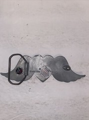 VALENTINES WINGED HEART Belt Buckle Love Wings Rock GREAT AMERICAN Pewter Biker