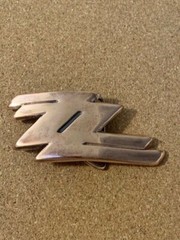 ZZ Top Belt Buckle Key Chain Metal Strong Sturdy Copper