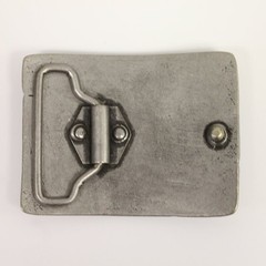 Double Anchor Belt Buckle in Antique Silver – Maritime Metal Buckle