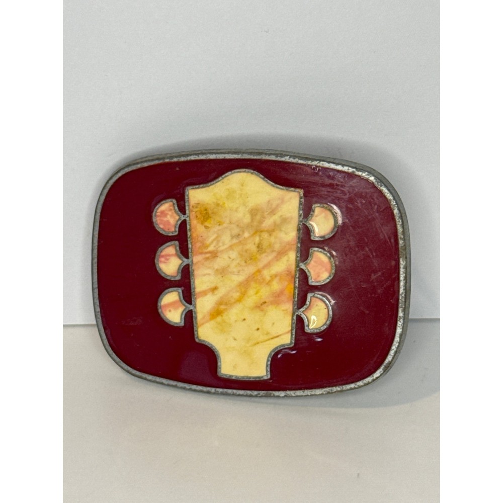 Vintage The Nashville Network Logo Country Music RJ Roberts Belt Buckle