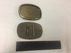 Antique Brass Color Western Style Belt Buckle For 1.5&Prime; Wide Belts-Ships Free