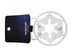 STAR WARS IMPERIAL LOGO BELT BUCKLE WHITE METAL ORIGINAL NEW AUTHENTIC WITH TAG