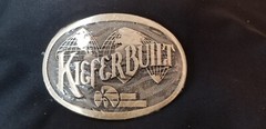 Vintage ADM Belt Buckle Kiefer Built Horse *NOS* Solid Brass KieferBilt