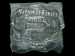 UD17139 *NOS* NFR ***2003 NATIONAL FINALS RODEO*** HESSTON COLLECTOR BELT BUCKLE