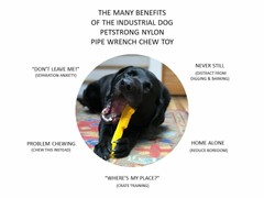 Industrial Dog Pipe Wrench Durable Chew Toy – Dogs & Puppy