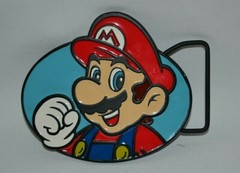 Nintendo Super Mario Bro&rsquo;s Belt Buckle Enamel HQ 2010