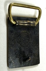 Vintage Solid Brass Big Horn Sheep Belt Buckle New in Pkg. BTS Basic Tool Supply