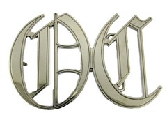 New Men Women Initial O C Orange County CA Belt Buckle Old School Style English