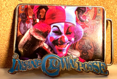 INSANE CLOWN POSSE ICP HORROR CORE Hip Hop RIDDLE BOX BELT BUCKLE Juggalo