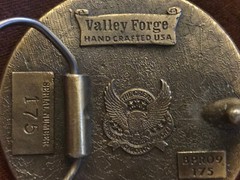 *** Valley Forge North Dakota Buffalo Nickel Limited Edition Belt Buckle
