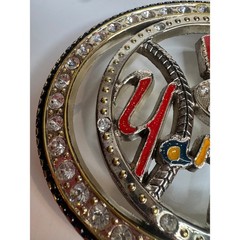 New York Yankees Rhinestone Belt Buckle Bling Crystal Baseball Fan Accessory