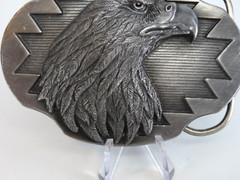 1990 Arroyo Grande #AG44 Eagle Head Belt Buckle USA