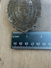 Vintage Brass Belt Buckle American Police PIG Patience Integrity Guts Law Order
