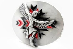 Men Buckle Silver Metal Native Warrior Dance Indian Casual Day Western Fashion
