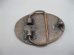 Vintage Lakers Running Club Crystal Lake IL Belt Buckle