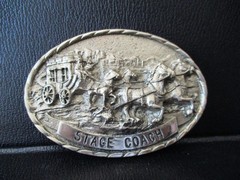 TONY LAMA Stage Coach Wagon Wheel Series Belt Buckle FIRST Edition Limited #781