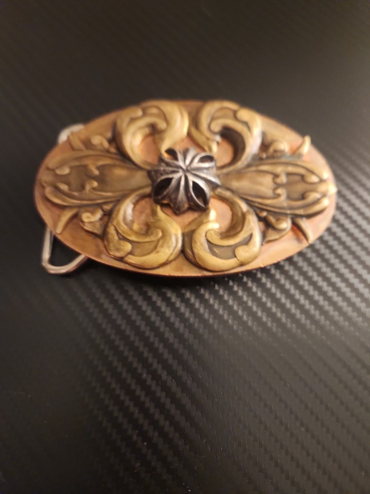 Rare Vintage King Baby Studios Brass Belt Buckle From 2006 203 grams