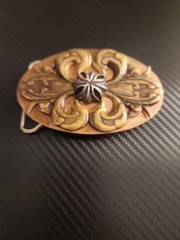 Rare Vintage King Baby Studios Brass Belt Buckle From 2006 203 grams