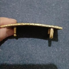 Pure copper retro belt buckle plate buckle belt smooth buckle belt head
