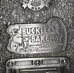 Police Numbered Finest Law Enforcement We Serve and Protect Belt Buckle 1988