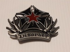 IRON CROSS DISORDER / STAR Metal Belt Buckle