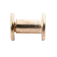 15pcs 5mmx8mm brass plated binding Chicago screw for wallet gu1992